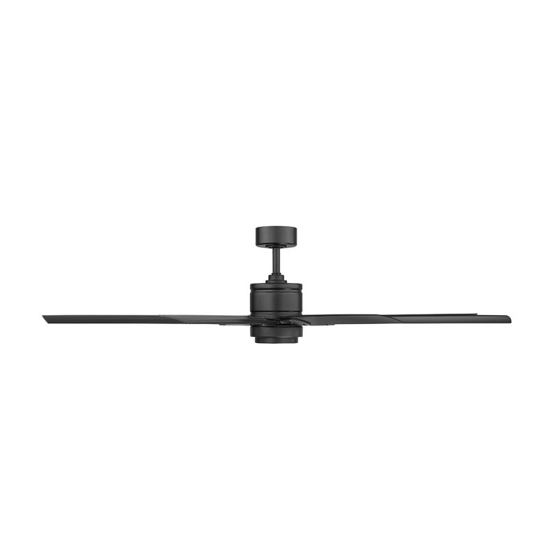 Renegade 8 - Blade Outdoor Integrated LED Smart Standard Ceiling Fan with Remote Control and Light Kit Included, 52", 3500K