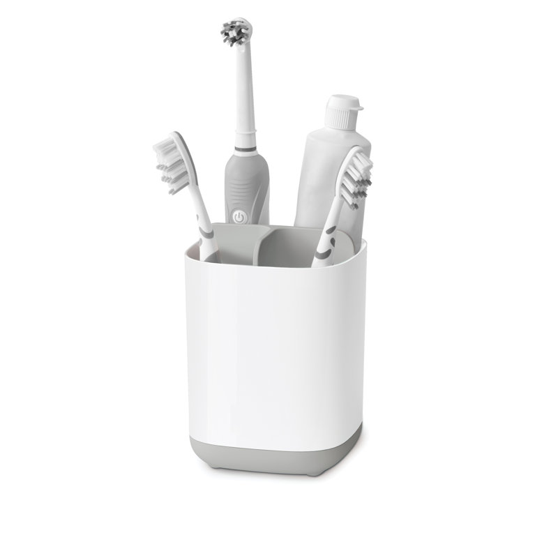 Joseph Joseph EasyStore Toothbrush Holder, Gray