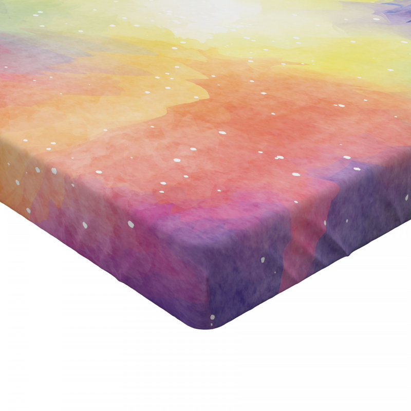 Microfiber Abstract Fitted Sheet, Full Fitted Sheet