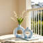 Ensemble de 2 vases en céramique Donut
