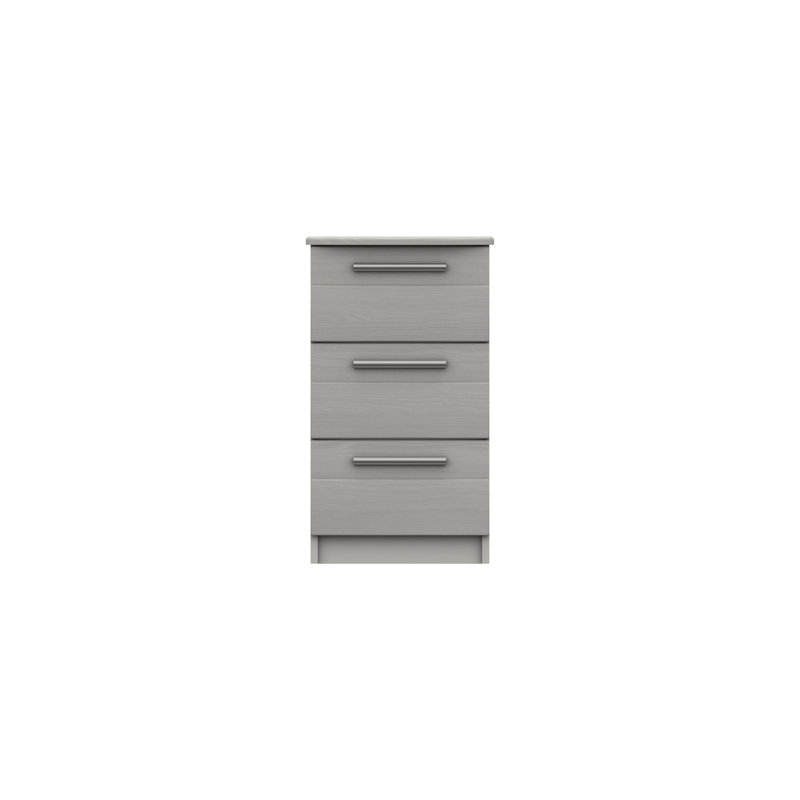 Mcginley 39.8 cm W Bedside Table, Light Grey
