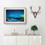 The Northern Lights Aurora Borealis in Norway - Picture Frame Painting Print on MDF-55611818-55611813