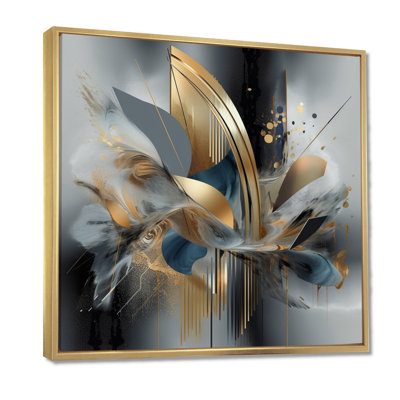 «Grey Soft Colors Marble Abstract II», reproduction sur toile 