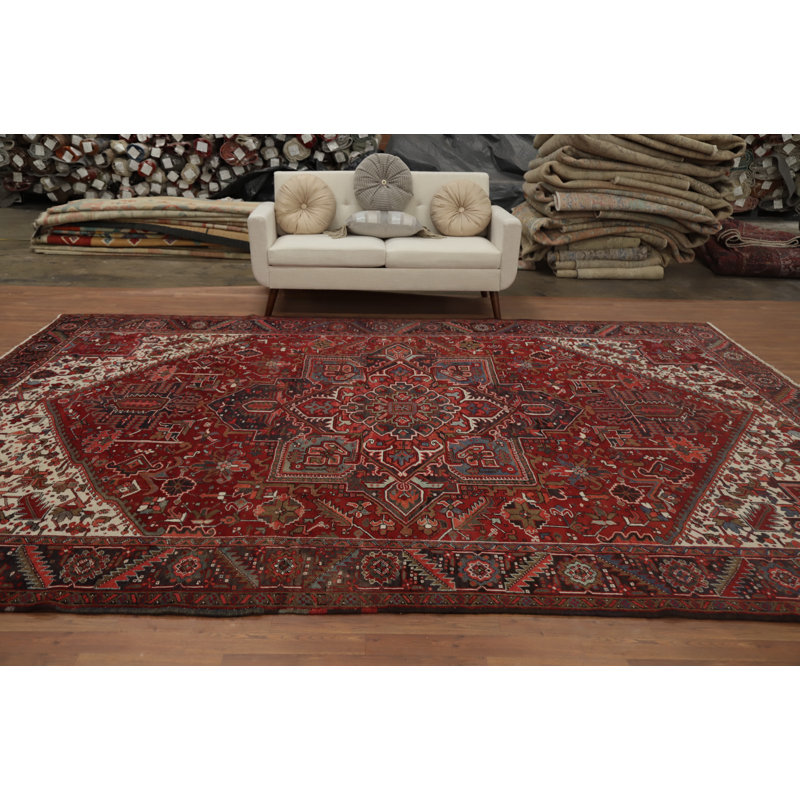 Tapis rouge rétro 10 x 13