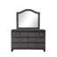 Miroir capitonné en cristal Sophia Modern Style