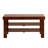 Quality Solid Wood Shoe Bench, Cherry Finish