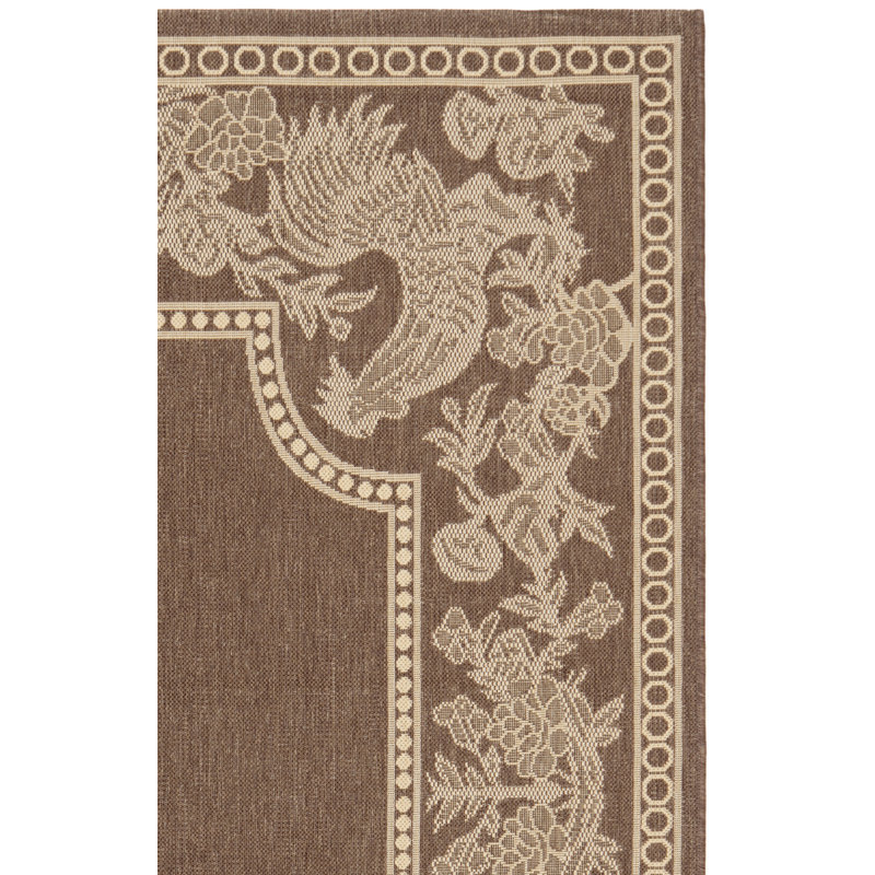 Havza Performance Floral Indoor/Outdoor Area Rug, Rectangle 2' x 3'7"