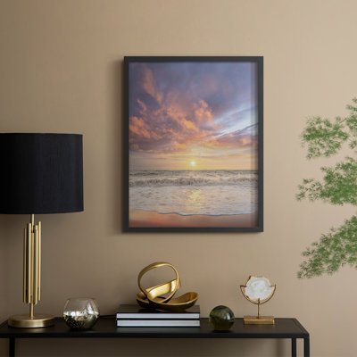 Contemplating Dusk Framed Print - Solid Wood