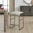 Uttermost Arcane Ecru Counter Stool