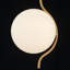Luminaire suspendu sphérique courbé avec verre de jade blanc-1307503866