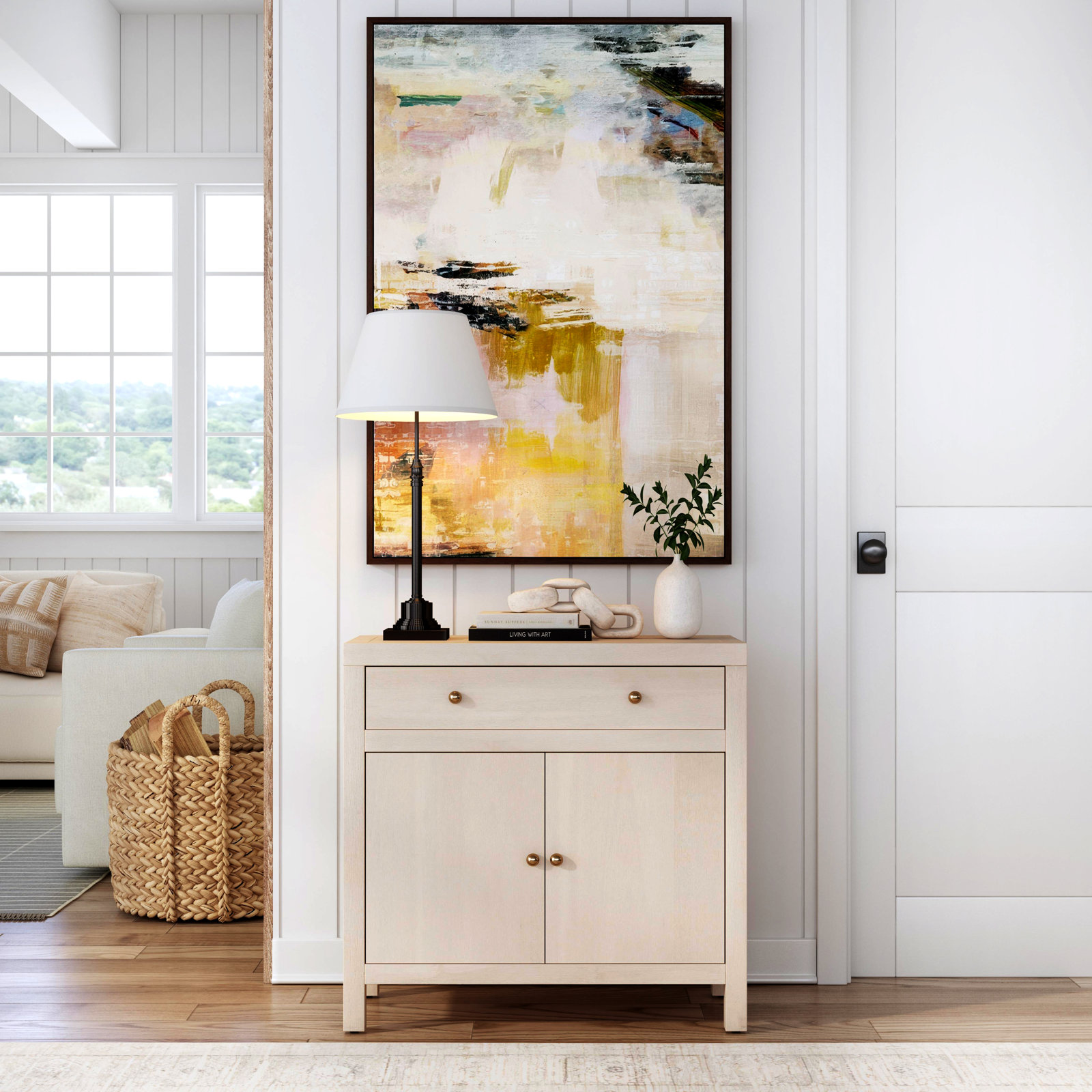 Celine Accent Cabinet, Antique Taupe