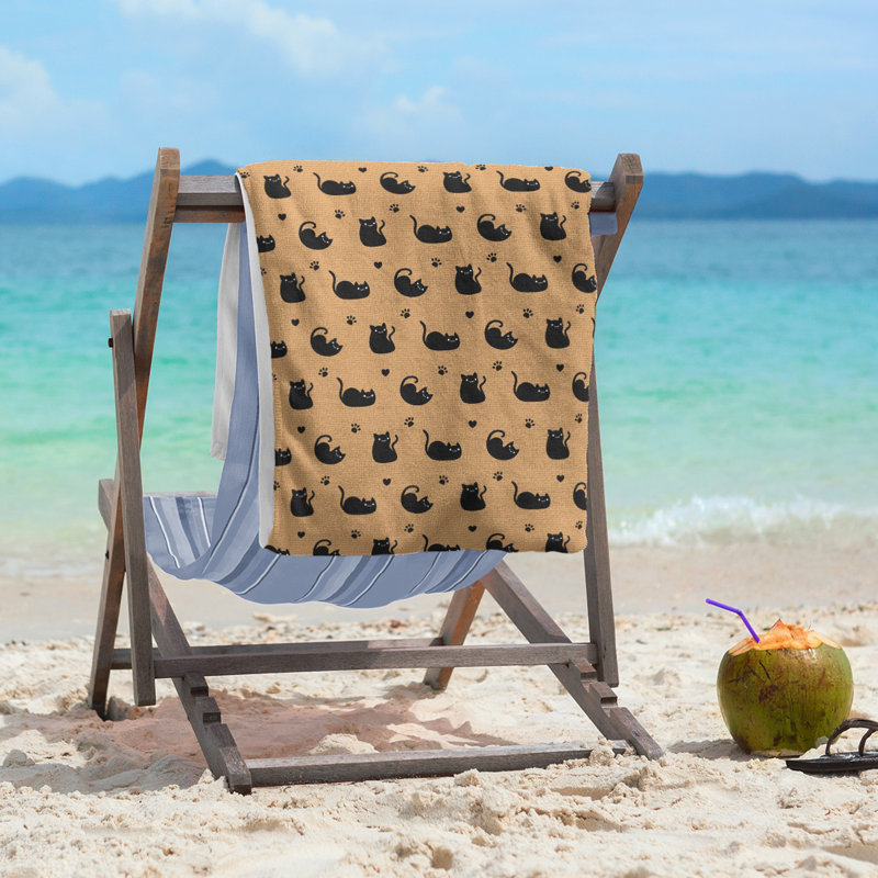 Serviette de plage Katelyn Elizabeth, Orange