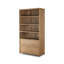 Millie Bookcase-Drifted Matte Black Veneer-266667340
