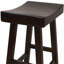 Élégant tabouret de bar noir avec siège ergonomique 30 po-649765394-630675211