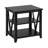 Rectangle Tiered Wooden Side Table