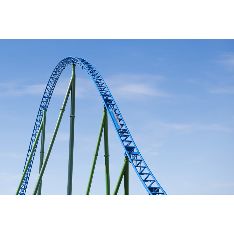 Roller Coaster - Wrapped Canvas Print, 30cm H x 46cm W
