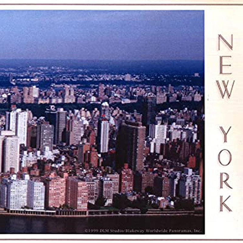 Bordure de papier peint L 15 pi x l 6 po New York City
