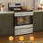 30 In. Electric Range With 4.8 Cu. Ft. Capacity Single Oven, 4 Burner Electric Cooktop, Rear Control, With Drawer
