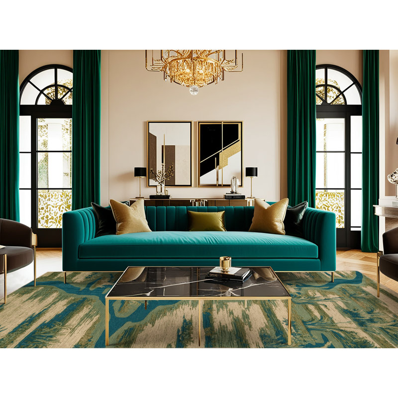  Tapis bord de mer lavable, Rectangulaire 2 pi x 3 pi
