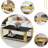  Raymere 43.3" L x 23.6" W 2-Tier Rectangle Black Tempered Glass Top Coffee Table, Deluxe Gold Stainless Legs Sofa Table-808181299