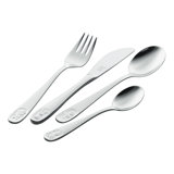 ZWILLING TWIN Kids Bino 4-Piece 18/10 Stainless Steel Flatware Set