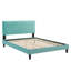 Lit plateforme en velours Performance Modway Phillipa-307754166-307754165