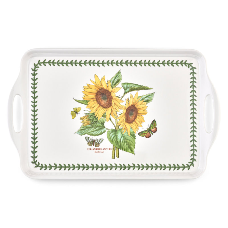 18.9" x 11.6" Large Melamine Handled Tray
