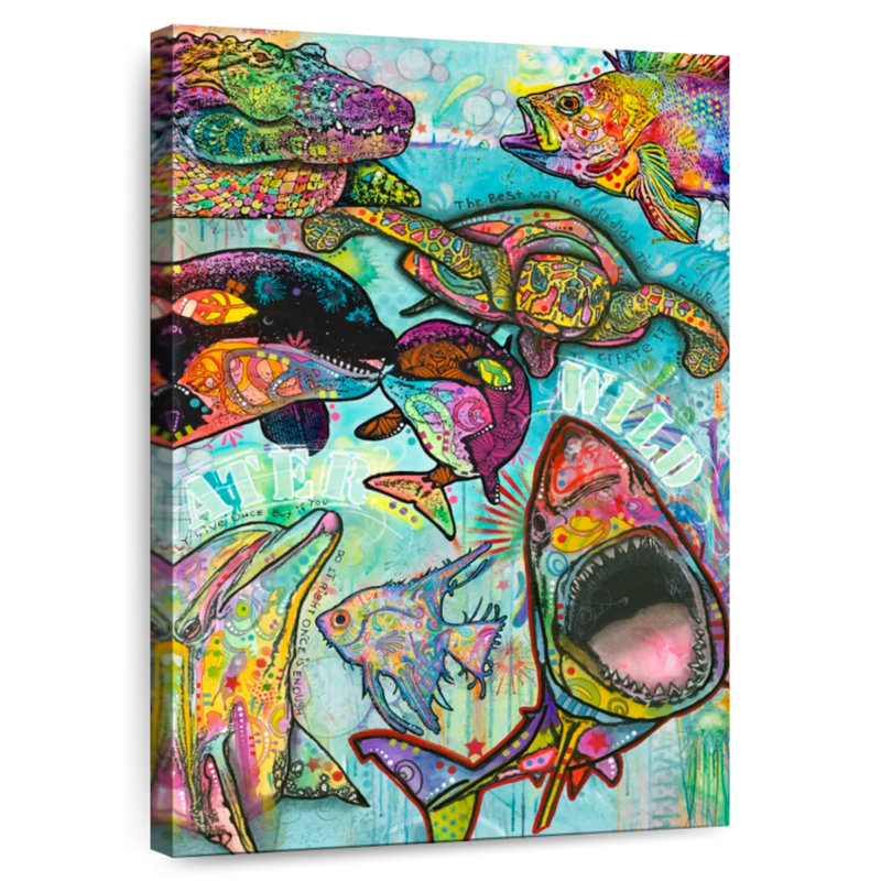 Brampt Water Wild, 39" H x 26" W