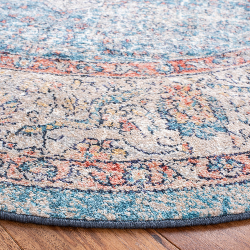 Madison Performance Oriental Rug, Round 6'7"