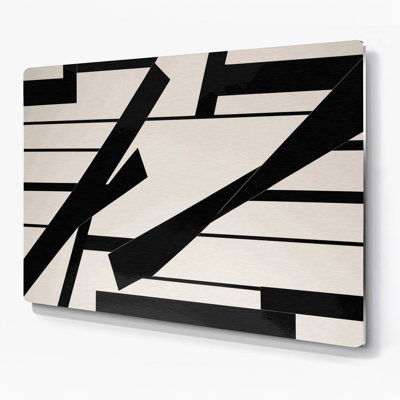 Minimalisme 71, art mural en métal beige