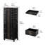 179cm Wide 9 -Drawer Mobile File Cabinet