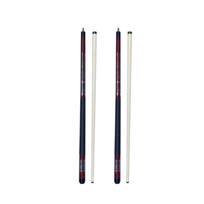 RACK Prime 58" Maplewood Billiard/Pool Cue, Red