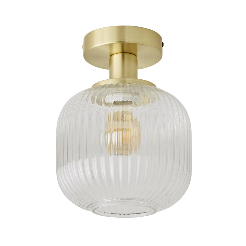Calpe Glass Flush Mount, Yes