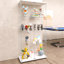 Vitrine lumineuse à deux portes avec vitrine et 4 tablettes-25832085