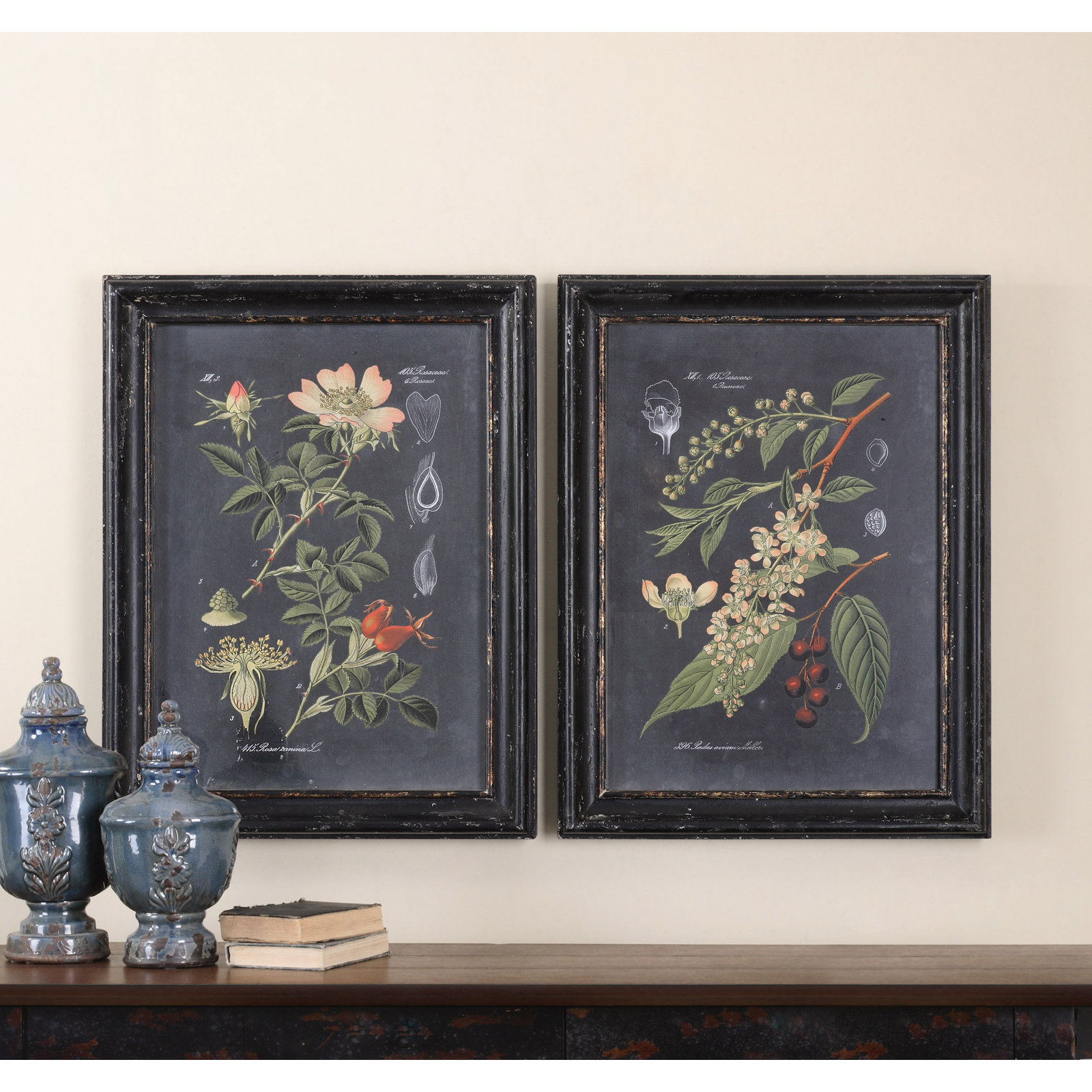 Bergenfield "Midnight Botanicals" Print Set