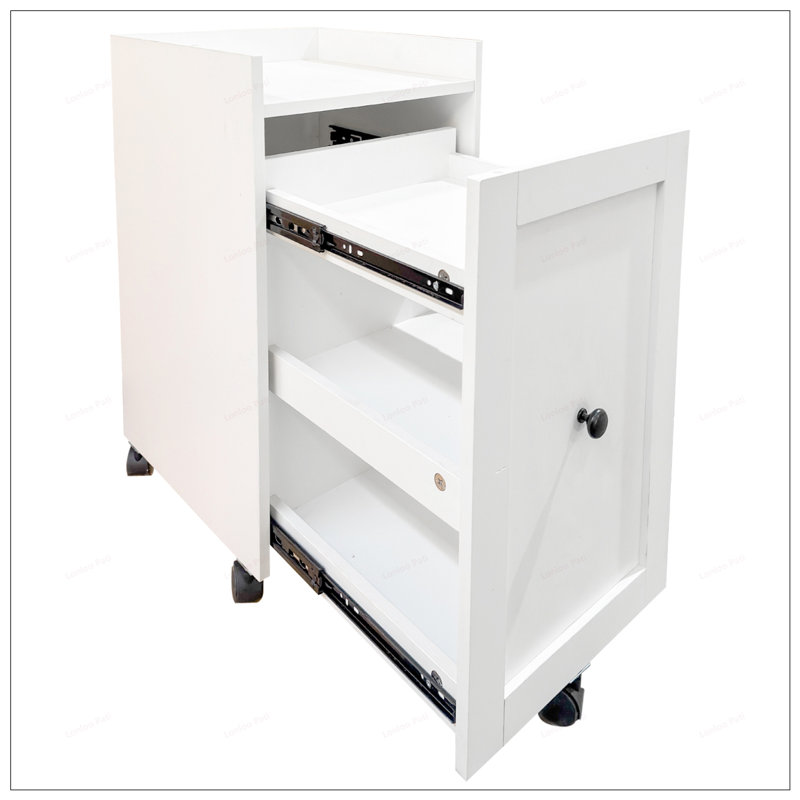 Organisateur multifonctionnel de casse-croûte et de canettes de soda pour garde-manger avec roues, support de rangement mobile à 3 niveaux