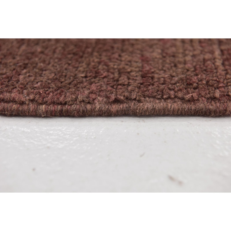 Tapis de zone en laine beige/bleu 10 pi 10 po x 13 pi 5 po one-of-kind-noué la main Mehdi