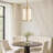 Mingle 3-Light Pendant - Satin Brass