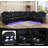 3-Pieces 210”Breathing Leather Power Reclining Theater Sectional with Wireless Charger, Reading Light and LED Lighting-886230492