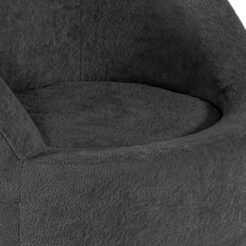 Fauteuil d'appoint 31,5 po, Gris foncé