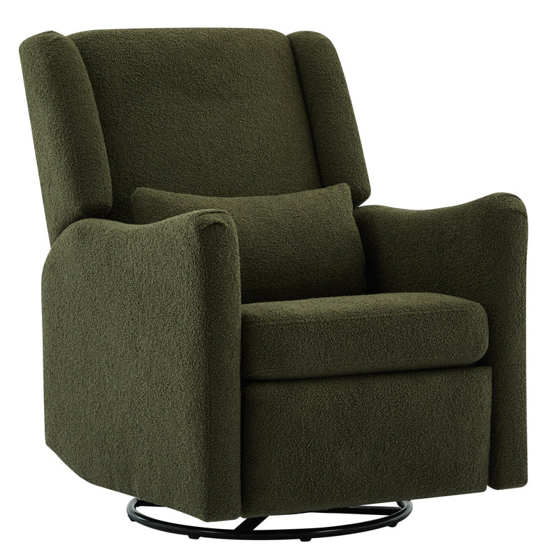 Fauteuil inclinable pivotant Godefroy, Boucle verte aux algues