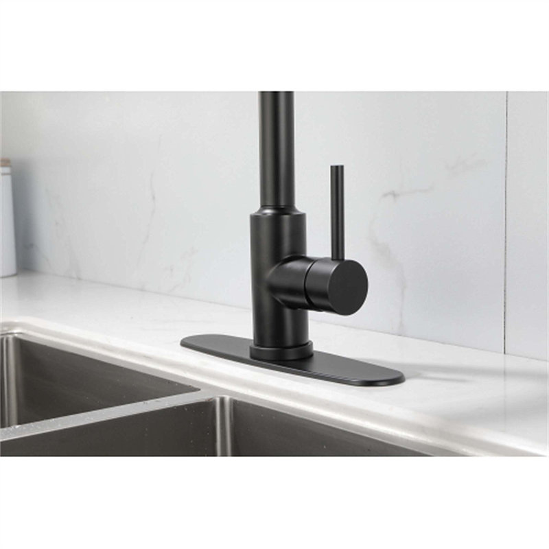 Red Cloud Pull Down Touch Kitchen Faucet, Matte Black