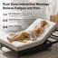 Base de lit réglable avec tête de massage et pied incliné, télécommande sans fil pour très grand lit, deux types de ports USB: Type-A et Type-C, veilleuse à DEL, 4 pieds réglables en hauteur Assemblage facile-1212491584