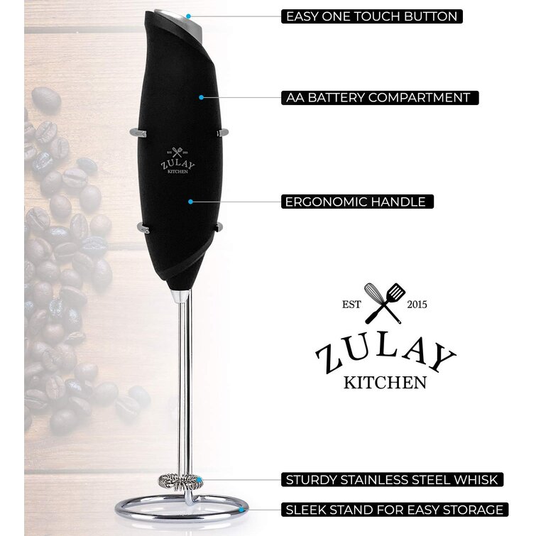 Zulay Kitchen Milk Frother (Without Stand) - Ocean Spray, 1 - Food