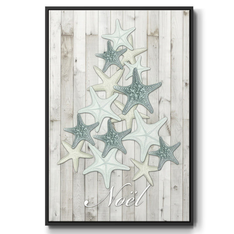 Noël côtier IV, Noir, H 25 po x l 17 po x P 1,5 po