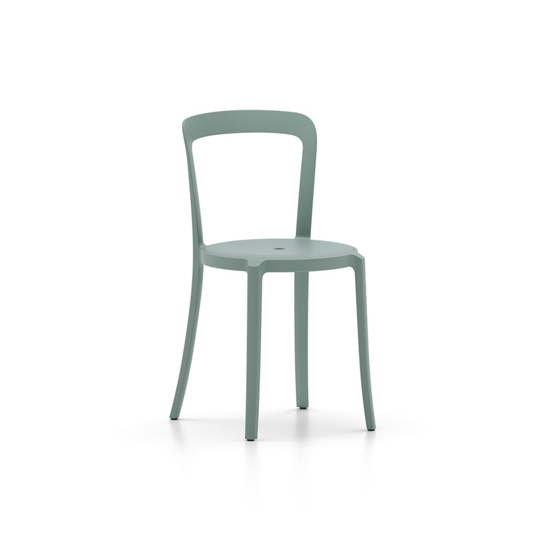 On & On Recycled PET Side Chair by E. Barber and J. Osgerby, Light Blue