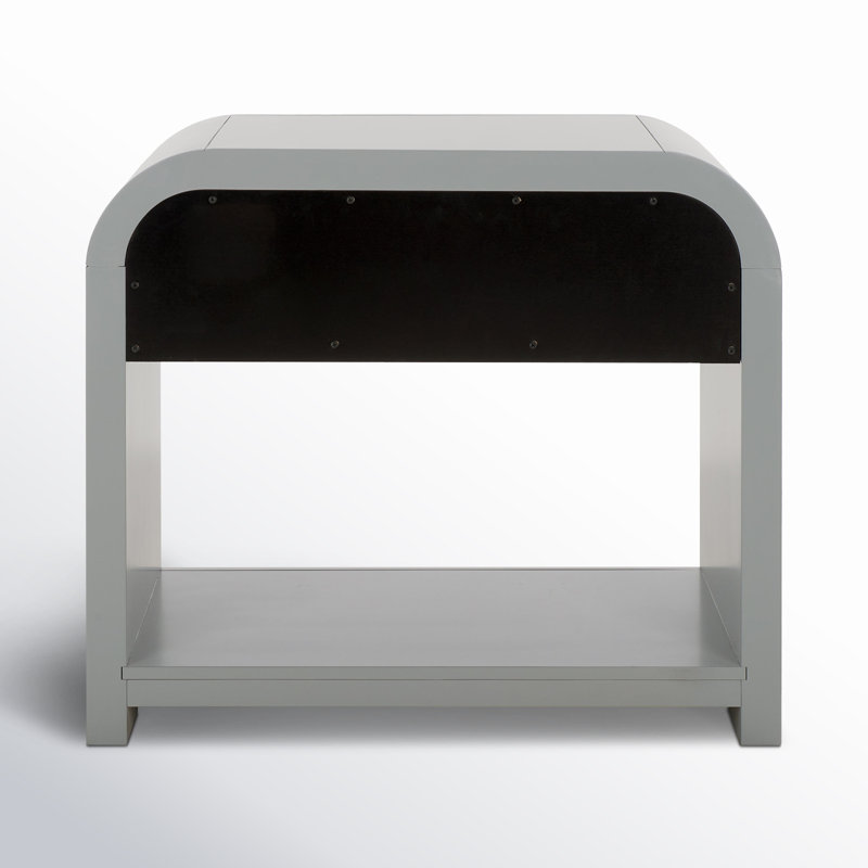 Liabella 1 - Drawer Nightstand, Light Gray