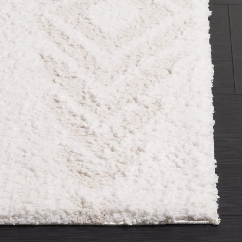 Rumi Shag Performance Geometric Rug, Square 6'7"