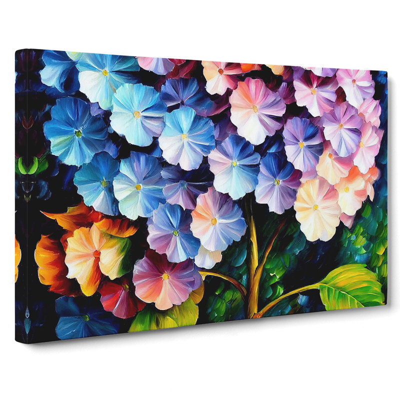 Hydrangea Flowers Vol.5 - Wrapped Canvas, 35cm H x 50cm W x 3cm D