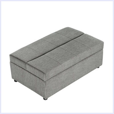 Lit simple escamotable avec repose-pieds pliant avec matelas et lit d'invité convertible